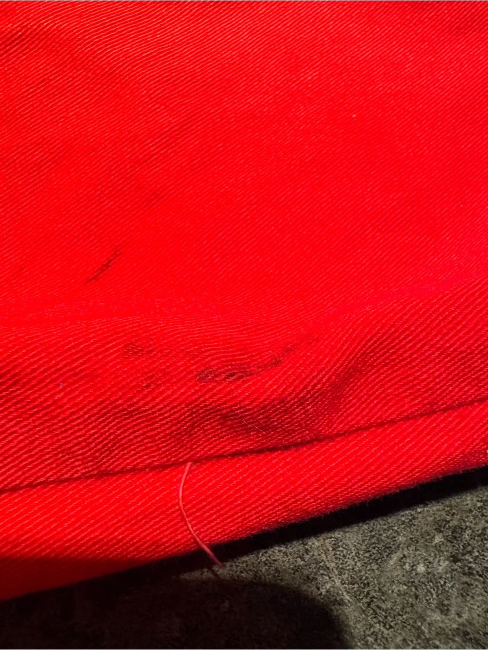 Esprit Bright Red Canvas Tote White Logo 80’s 90’s Gen X Millennials